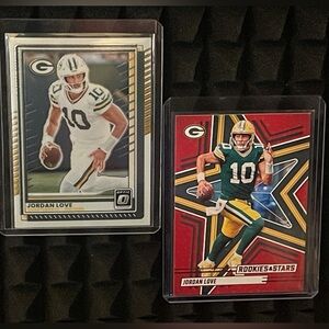 JORDAN LOVE 2025 PANINI ROOKIES & STARS-OPTIC FOOTBALL-PACKERS